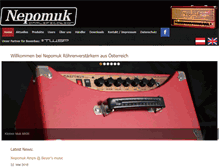 Tablet Screenshot of nepomuk-amps.com